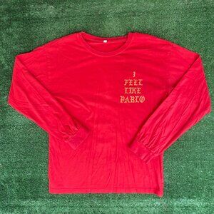 Kanye West I Feel Like Pablo Shirt TLOP Yeezy Long Sleeve Tee